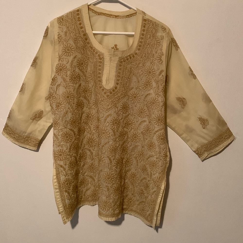 024 Vintage Embroidered Unisex Tunic NWOT